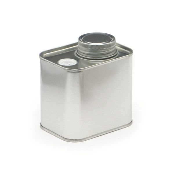 lata de armazenamento de metal de feijão de café de chá com válvula de desgaseificação 95*70*85mm 150g