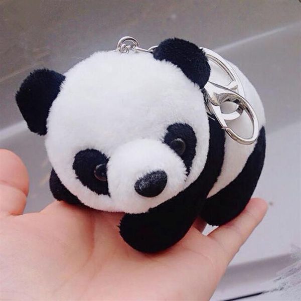 Toys Cartoon Peluş Peluş Sevimli Panda Keychain Hindistan İngiltere Toplu Anahtarlık Anahtar Tutucu Araba Anahtar Zincirleri Erkek Kadın Hatıra Doğum Günü Hediyesi Chaveiro222y