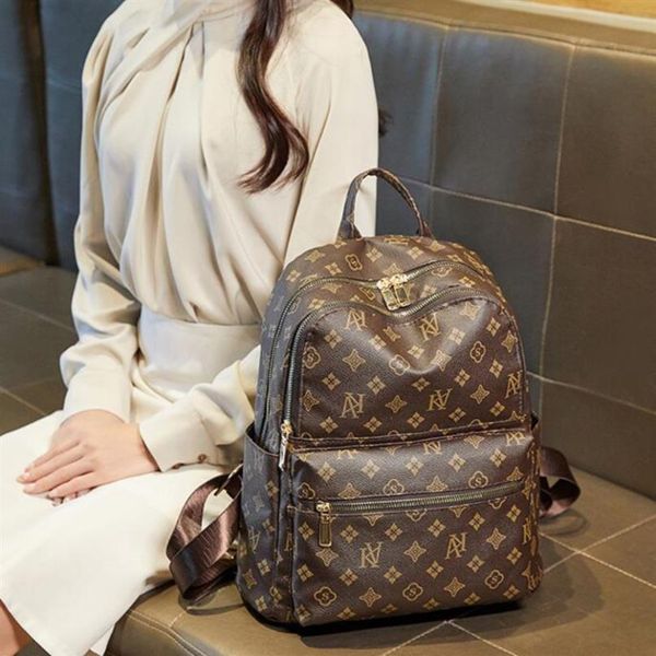 Borsa in pelle PU Palm Springs Zaino per studenti di moda Borse da scuola per ragazze Donna Donna Carino Viaggio per il tempo libero Mochila Desinger Luxury Ba269p