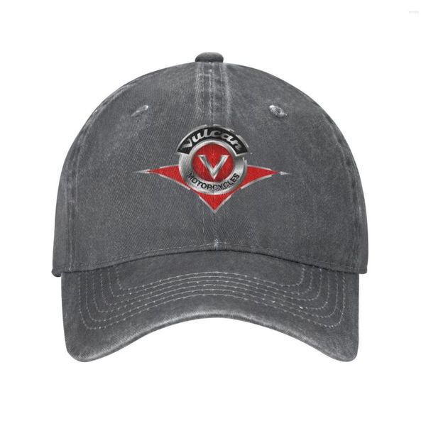 Berretti Vulcan Moto Modren Berretto da baseball Snapback Cappelli in denim Casquette regolabile per esterni Cappello da cowboy streetwear per unisex