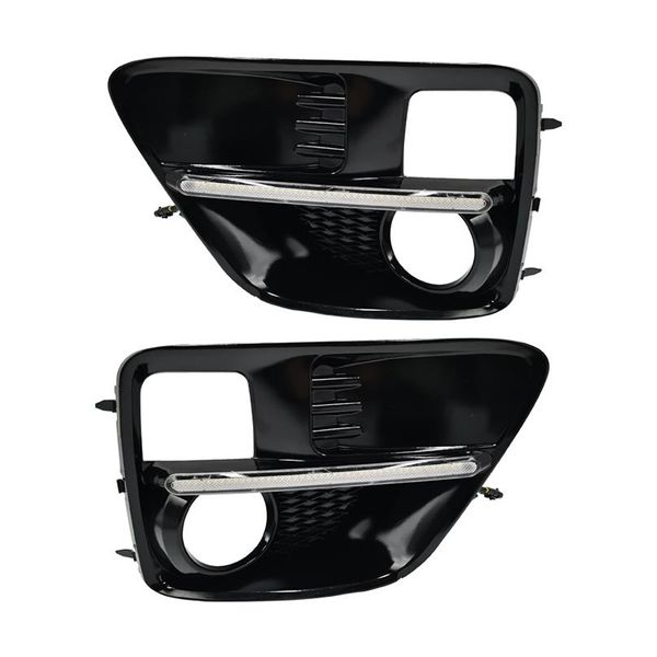 1 Coppia Auto LED DRL Luce di Marcia Diurna Per Subaru WRX STI 2015 2016 2017 Giallo Segnale di Svolta Stile Relè Nebbia lunetta cover301Y