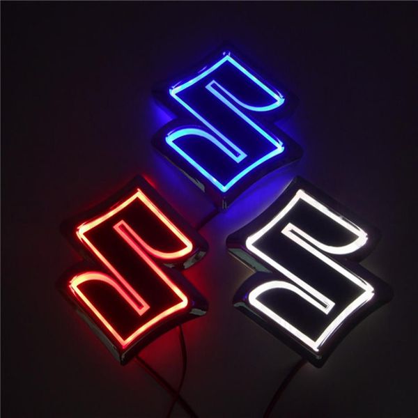 Neue 5D-Auto-Standard-Abzeichenlampe, speziell modifiziertes Auto-Logo, LED-Licht, Auto-Emblem, LED-Lampe für Suzuki Alto Jimny2561