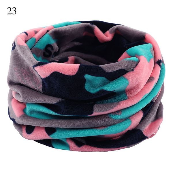 Schals Fleece Neck Tube Snood Ring Männer Frauen Unisex Winter Weicher Schal Doppelschicht Strickwärmer 230915