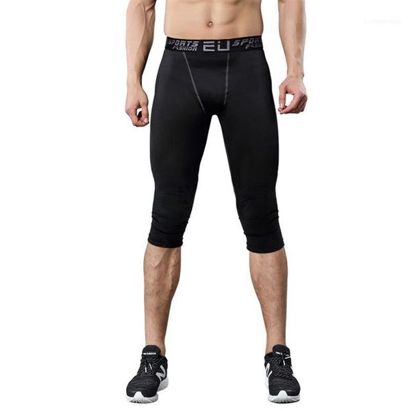 Sportwear Mens Sıkıştırma Pantolon Spor Koşu Tayt Basketbol Spor Salonu Pantolon Vücut Geliştirme Joggers Jogging Sıska Tayt Pantolonları1271J