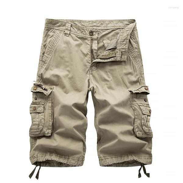 Shorts maschile merci verdi estate di bermuda tasche maschile jogger jogger esercito di lavoro casual tattico