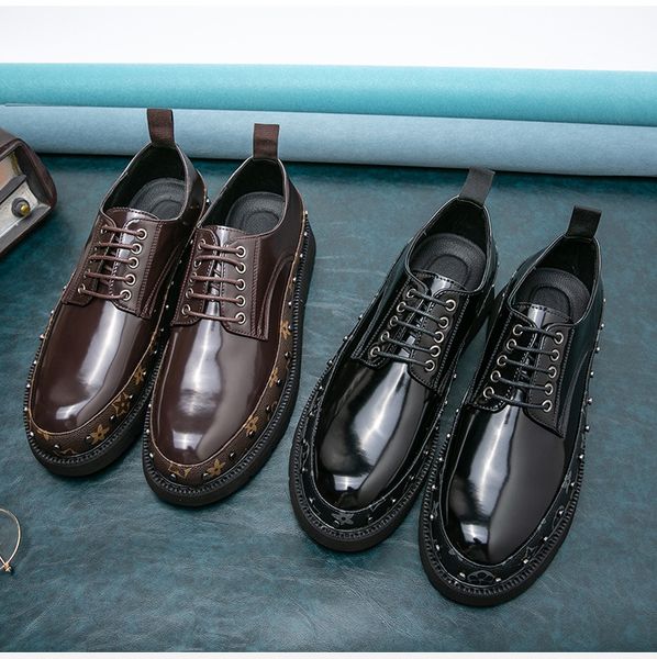 Novos mocassins pretos masculinos sapatos de couro pu respirável deslizamento sólido sapatos casuais feitos à mão frete grátis sapatos masculinos para meninos sapatos de festa