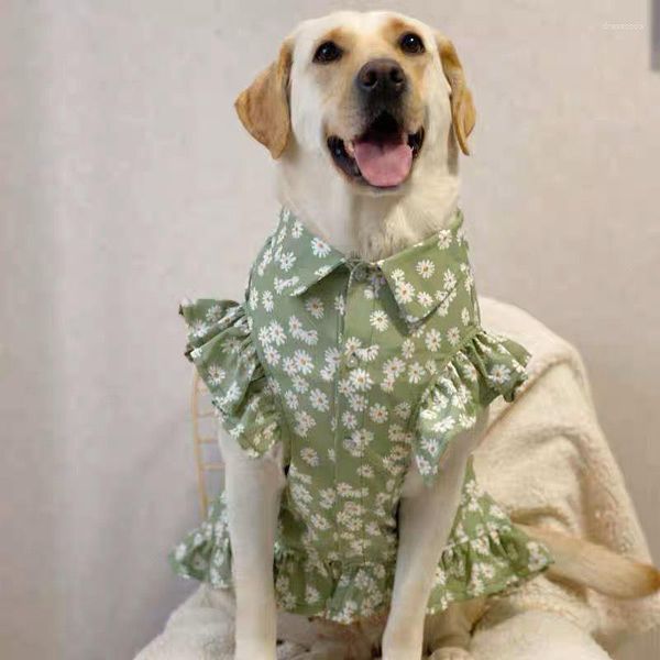 Abbigliamento per cani Daisy Grandi abiti Cuccioli Abiti estivi Abiti grandi Gonna Animale domestico per Labrador Golden Retriever