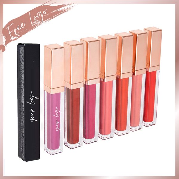 Rossetto Etichetta privata Bulk Cosmetici Labbra Liquido Rossetto opaco Lipgloss Alta qualità Commercio all'ingrosso personalizzato Crea il tuo marchio di trucco 230915