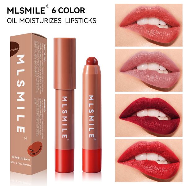 Samt Matte Lippenstift Stift Wasserdicht 6 Farben Lipgloss Schönheit Kosmetik Lip Glasur Lippenstift Bleistift Weichen Nebel Lippen Korea Make-Up