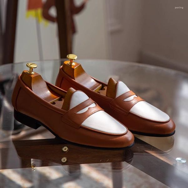 Классические туфли Chaussures Homme De Luxe, мужские мокасины высокого качества Hommes