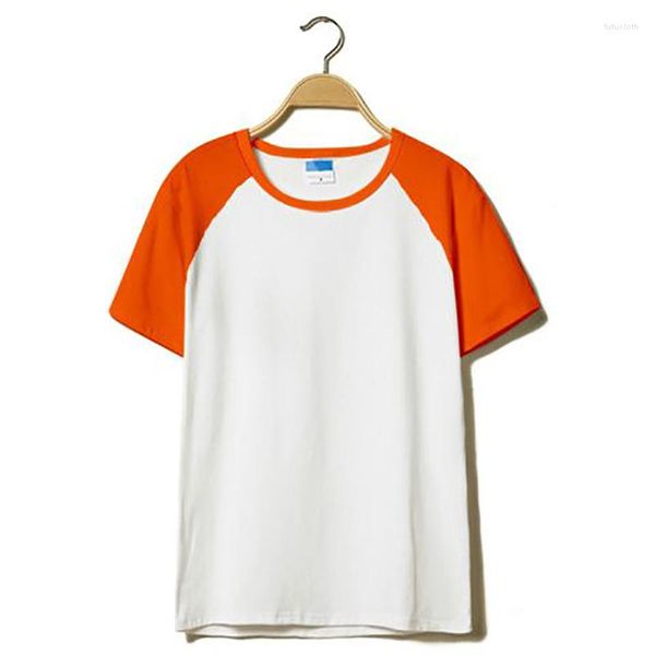 Felpe con cappuccio da uomo Summer Spliced Hit Color O Collo Manica lunga da uomo Felpe in cotone Moda Teens Casual T-shirt oversize Harajuku Vintage