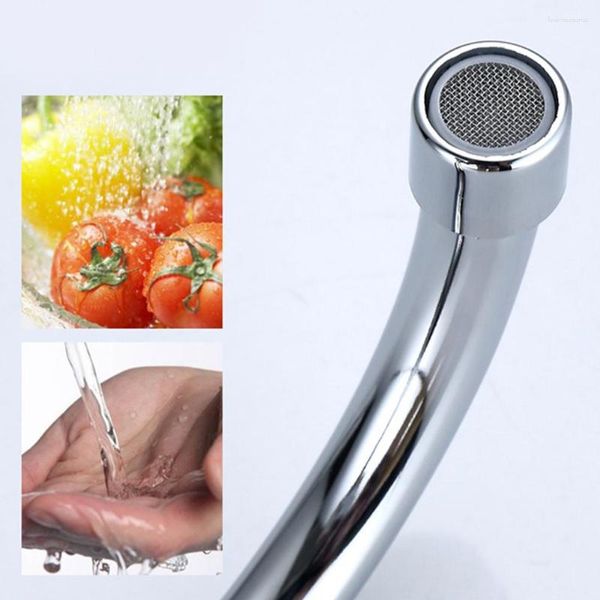 Rubinetti per lavandino del bagno Rubinetto della cucina Rubinetti singoli argento a freddo Bocca girevole Rubinetto a leva Mono Placcatura moderna Spruzzatore montato sul ponte Accesso al bagno