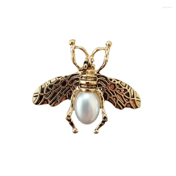 Broschen Trsince Insekt Serie Mode Elegante Vintage Bee Pins Herren Anzug Revers Antiken Schmuck Für Frauen