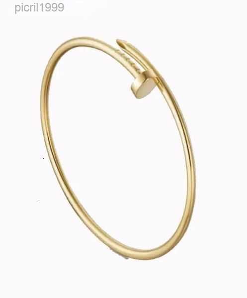 Pulseira feminina designer amor 25mm 18k banhado a ouro pulseiras femininas tamanho 16 57757 sorte