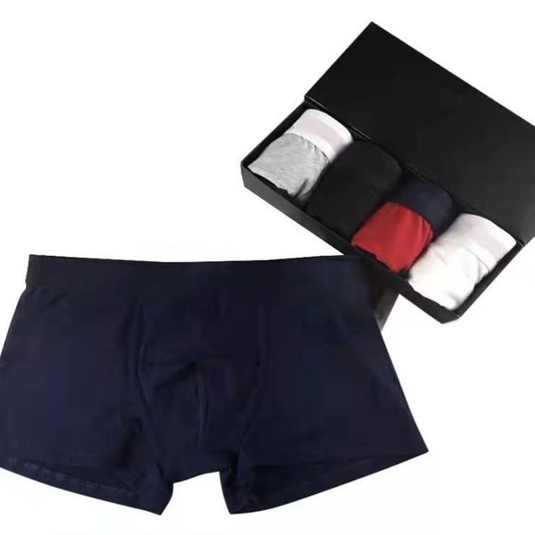 Designer Mens Underwear Boxer Briefs Cuecas Sexy Homens Clássicos Shorts Respirável Esportes Casuais Moda Confortável Pode Misturar Color317W