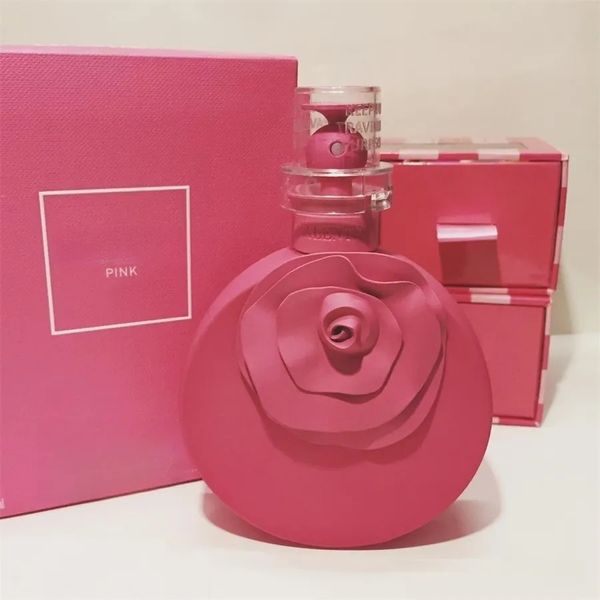 regalo di Natale Profumo da donna Valentina Pink EDP 100ml Fragranza per Lady Girl con buon odore Parfum Spray di alta qualità Nave gratuita