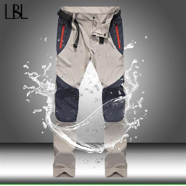 Pantaloni da uomo tattici impermeabili da uomo Cargo primavera estate pantaloni ad asciugatura rapida sport all'aria aperta Trekking campeggio pesca 4XL189W