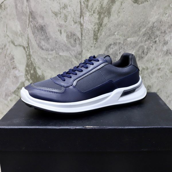 5A Tasarımcı Ayakkabı Spor Ayakkabıları Erkekler Vintage Sıradan Ayakkabı Süet Deri Patchwork Çok Renkli ve Çok Yönlü Spor Ayakkabı Mavi Pres Adaes