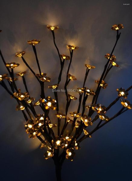 Fiori decorativi LED tipo elettrico ramo di fiori in acrilico luce 20 
