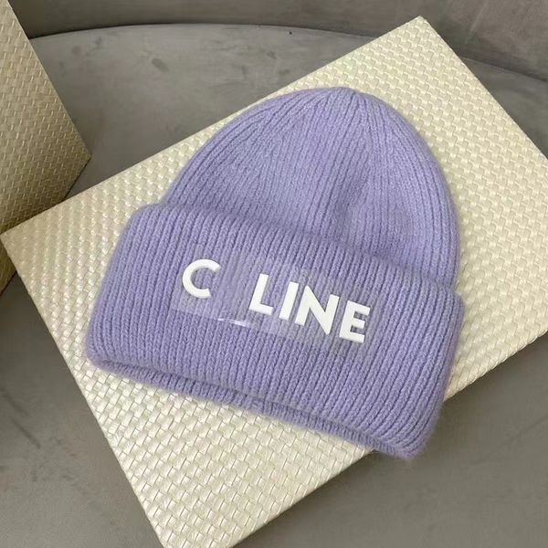 Novo clássico esporte letras casual chapéu de malha gorro designer clássico boné estilo quente gorro moda universal boné de malha