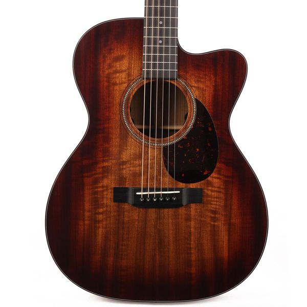 такая же, как на фотографиях OMC-16E Burst Acoustic-Electric Burst гитара