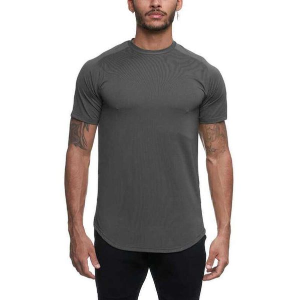 Designer luluYoga Männer Casual Running Fitness Anzug Kurzarm Stretch Sport T-shirt Atmungsaktiv Schweiß absorbieren Schnell trocknende Kleidung Lululemens Frauen2023