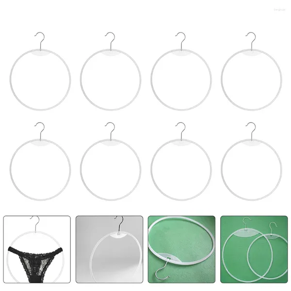 Appendini 10 pezzi Appendiabiti per bikini che mostra rack Sciarpa bianca Slip da donna Scaffali per asciugatura Lingerie per bambini in acciaio inossidabile
