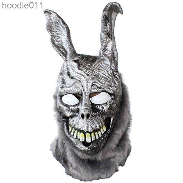 Kostümzubehör Partymasken Film Donnie Darko Frank böser Hase Maske Halloween Party Cosplay Requisiten Latex Vollgesichtsmaske 220915 L230918