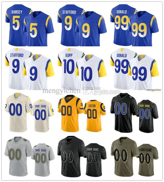 2023 Camisas de Futebol 77 Alaric Jackson 73 Steve Avila 55 Brian Allen 65 Coleman Shelton 70 Joe Noteboom 79 Rob Havenstein 92 Jonah Williams 95 Bobby Brown III 4 Fuller