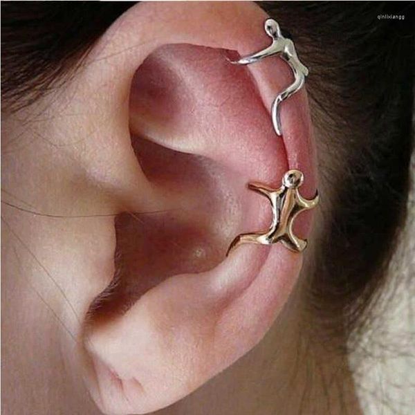 Rücken Ohrringe Wrap Manschette Nackt Nicht-Piercing Ohrschmuck Clip Set Trend Klettern Knorpel Mann 2023 auf Frauen