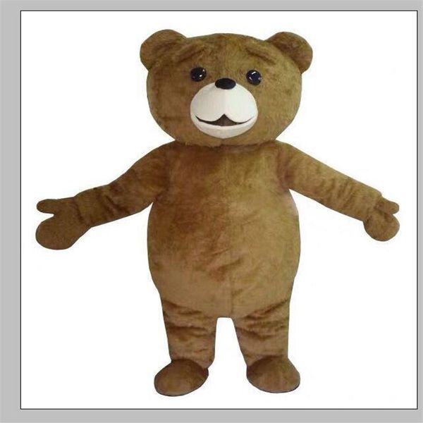 2019 profissional Teddy Bear Mascot Costume Cartoon Fancy Dress adulto rápido Size275k