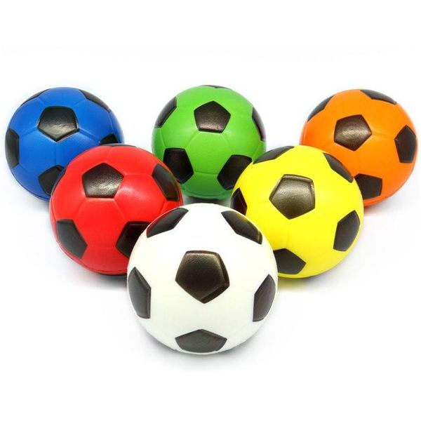 Giocattolo di decompressione Mini calcio Palla di schiuma Pu Garten Palline per bambini Giocattoli anti-spremitura Sollievo dall'ansia Regali di consegna di goccia Novità G Dhbxh