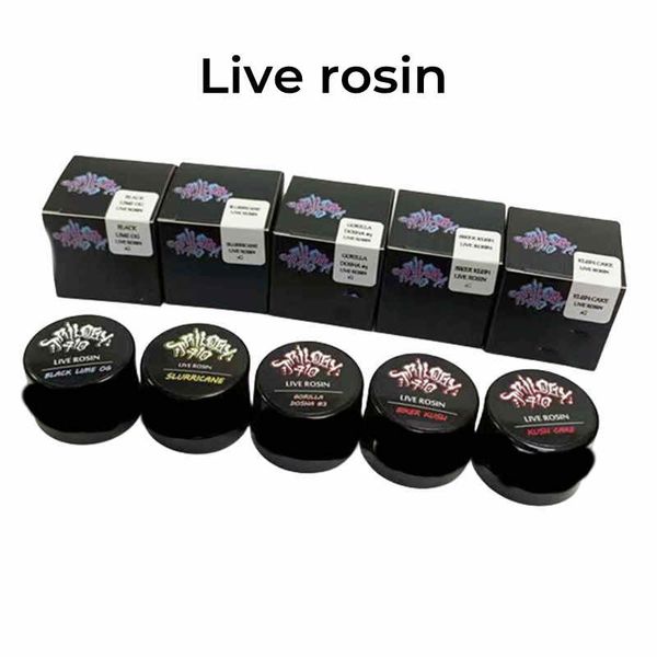 Üçlemede 710 Balmumu Kavanoz Canlı Rosin 5ml Cam Kaplar