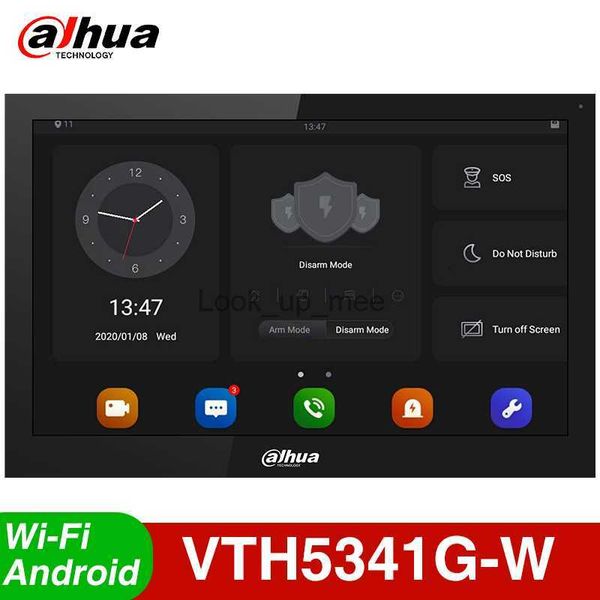 Türklingeln Dahua VTH5341G-W Android POE 10 Zoll Digitaler Innenmonitor Video-Gegensprechanlage Eingebauter Lautsprecher Drahtlose Türklingel Smart Home Securit HKD230918