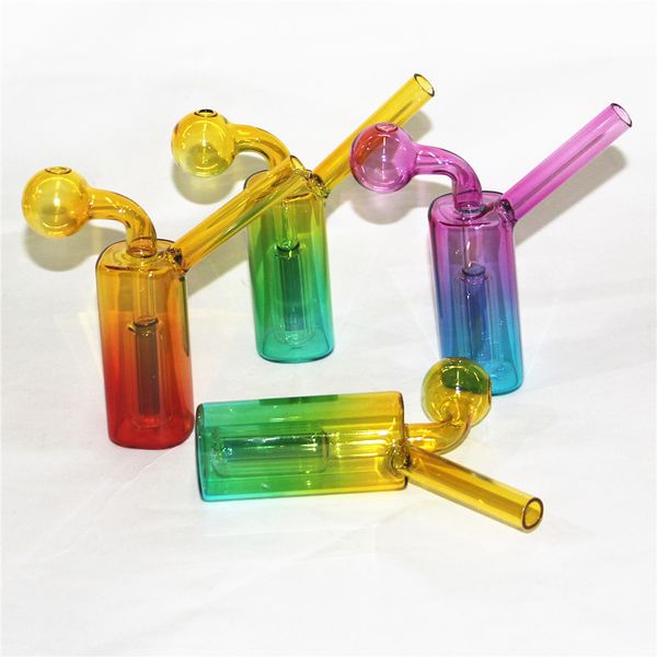 Glasölbrenner Bong Shisha Pocket Bubbler Rauchpfeife Matrix Percolater Ash Catcher Bong