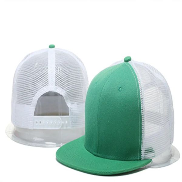 Bonés de beisebol camuflados de malha em branco atacado estilo verão chapéus snapback ajustáveis para homens mulheres moda esportes hip hop osso LL