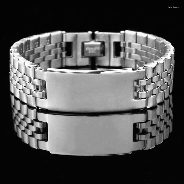 Charm Armbänder Simle Trend Soild Farbe Edelstahl Armband Armband Für Männer Luxus Business Männlich High-End-Schmuck Urlaub Geschenk