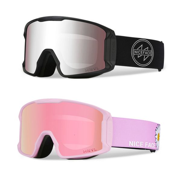 Lunettes de ski Anti-buée femme hommes lunettes de Ski Sport montagne homme lunettes de neige Double lentille femmes Ski lunettes hiver femme moto masque 230918