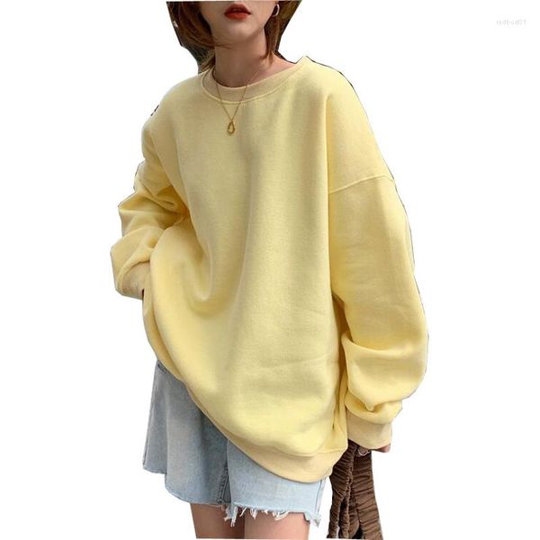 Damen Hoodies 2023 Frühling Herbst Frauen Sweatshirts Pullover Übergroße Modische Koreanische Jumper Verdicken Dame Tops Casual Wear CL848