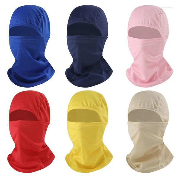 Berretti Cappuccio da motociclista Bandana da ciclismo Cappello da caccia Protezione UV Equitazione Maschera Sciarpa Copricapo per fitness Pesca all'aperto