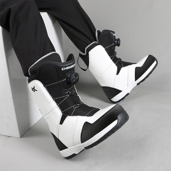 Stiefel Erwachsene Snowboardschuhe BOA Drahtschnalle Modelle Fast Wear Skischuhe Männer und Frauen Skiausrüstung Warme Anti-Skistiefel 230918