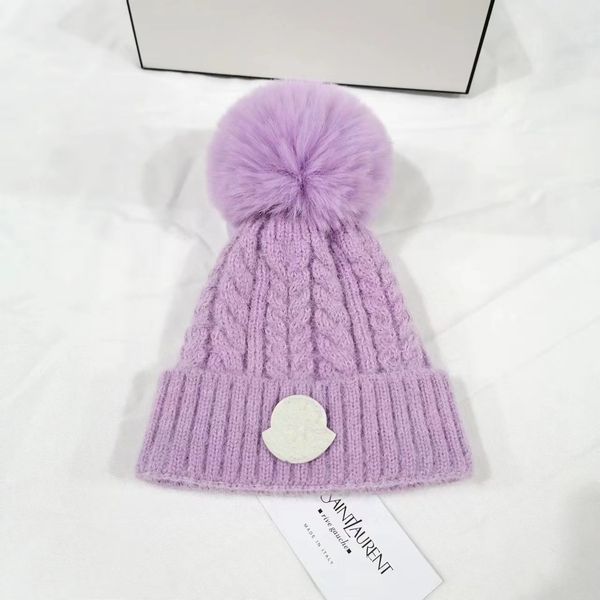 Tasarımcı Çocuk Örme Şapka Erkek Kız Kızlar Sevimli Beanies Çocuk Sıcak Şapkalar Pom Pom Kış Çocuk Beanie Örgü Kaşmir