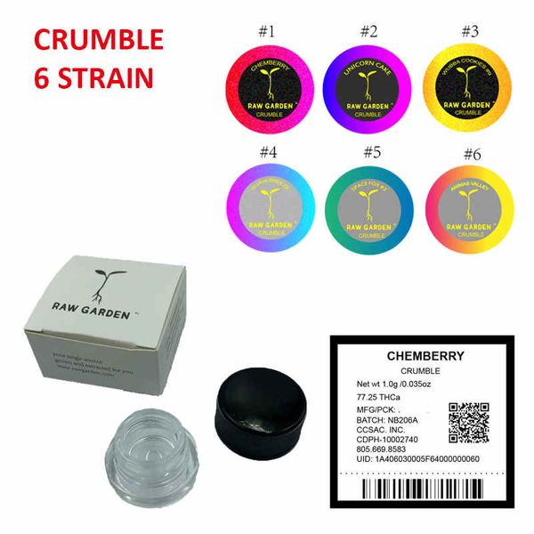 Recipientes de concentrado de jardim Ra Crumble 5ML para 1g dab