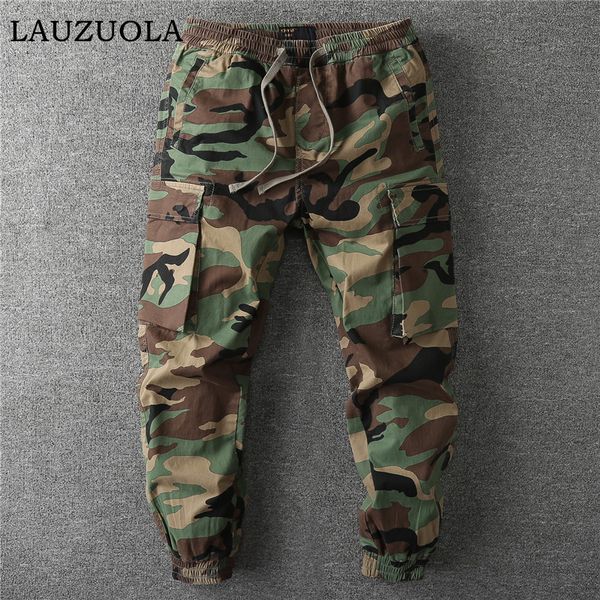 Pantaloni cargo mimetici da uomo Jeans da uomo Pantaloni sportivi larghi da industria militare per pantaloni da jogging da uomo di alta qualità 230918