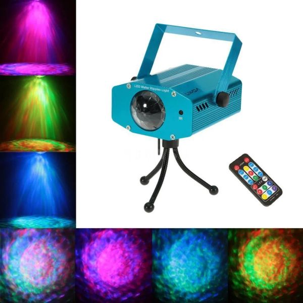 Proiettore Lightme Laser Outdoor 3W Effetti LED RGB Ondulazione dell'acqua Luci da palco per club Party DJ Luci da discoteca Lampade natalizie LL