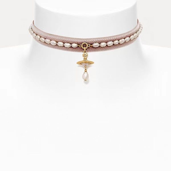 Saturn-Anhänger-Halskette für Frauen, Y2k-Zubehör, Halsband, Perlenkette, Schmuck am Hals, Mode-Accessoires für Frauen, Geschenke