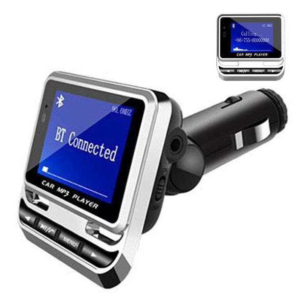 Автомобильный комплект Bluetooth Зарядные устройства FM-передатчик Mp3 Music Eq Player Поддержка папки Play Беспроводные руки Прямая доставка Автомобили Motorcyc Dhvdk