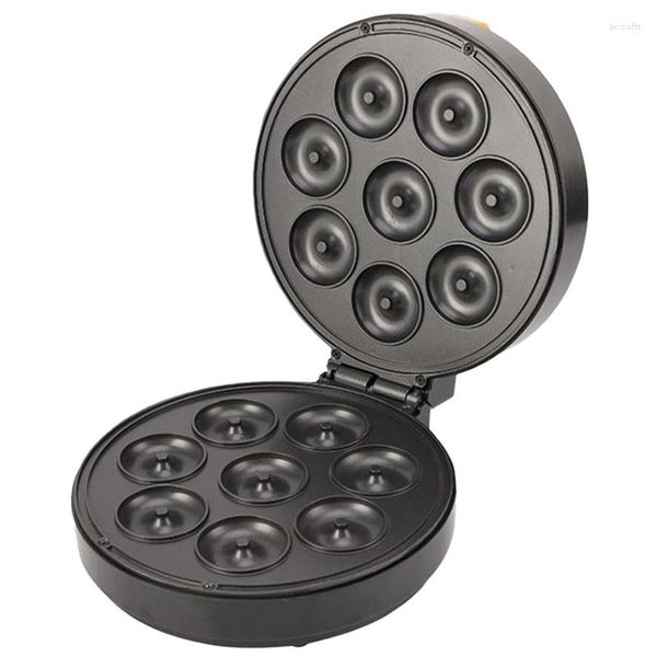 Brotbackautomaten Mini Donut Kuchen Maker Maschine Antihaftbeschichtung Frühstück Snacks Desserts Küchengerät EU-Stecker