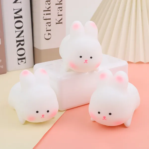 Squishy Rabbit Stress Squeeze Balls für Kinder Squishy Fun Dough Ball Sensory Fidget Toys Stress Relief Toy für Kinder Partygeschenke