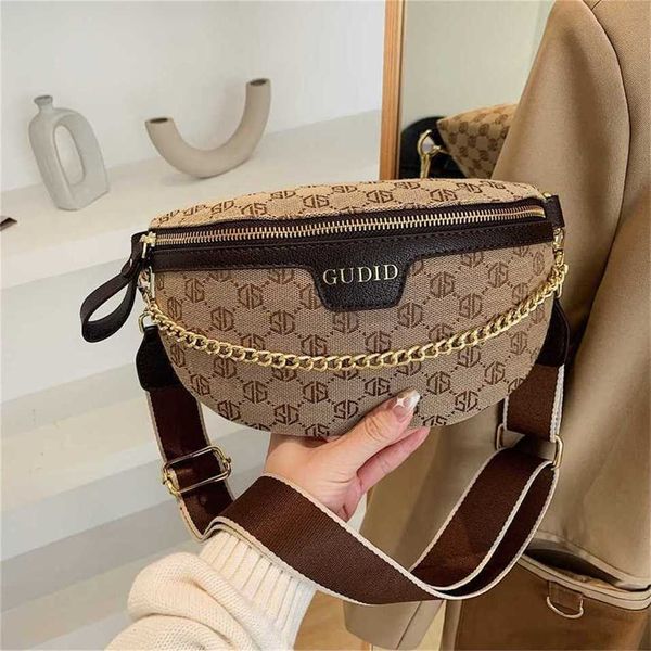 Barato 90% de desconto 2023 Nova bolsa de lona moda casual bolsa de peito bolsa de cintura versátil bolsa de corrente bolsa de ombro único bolsa crossbody bolsa pequena Ver modelo 256